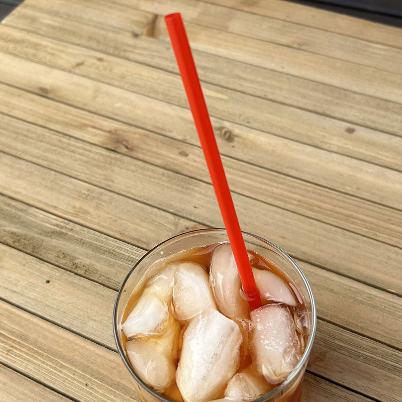 Boardwalk Unwrapped Red Plastic Straws, 2500/Carton (BWKJSTUW775RED)