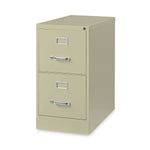Alera Commercial 2-Drawer Vertical File Cabinet, Letter Size, Lockable, 28.37"H x 15"W x 26.5"D, Putty (HVF152629PY)