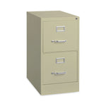 Alera Commercial 2-Drawer Vertical File Cabinet, Letter Size, Lockable, 28.37"H x 15"W x 22"D, Putty (HVF152229PY)