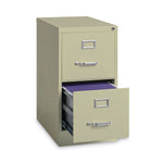Alera Commercial 2-Drawer Vertical File Cabinet, Letter Size, Lockable, 28.37"H x 15"W x 22"D, Putty (HVF152229PY)