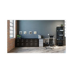 Alera Commercial 2-Drawer Vertical File Cabinet, Letter Size, Lockable, 28.37"H x 15"W x 22"D, Black (HVF152229BL)