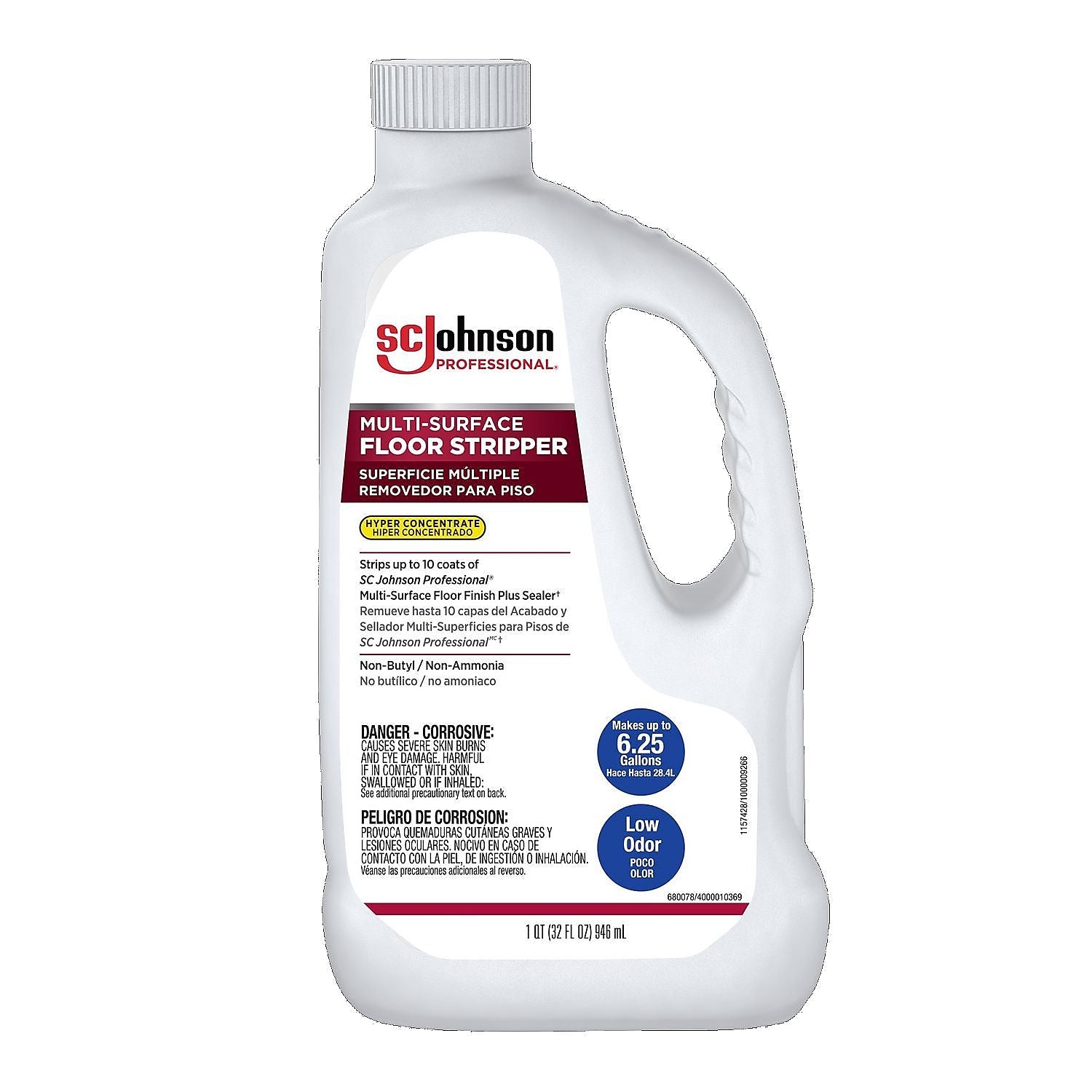 SC Johnson Professional Floor Stripper, Fresh Scent, 32 oz., 6/Carton (680078)