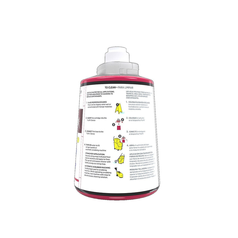 SC Johnson Professional Heavy Duty Neutral Floor Cleaner Degreaser, Fruity Floral Scent, 2 Liter, 2/Carton (684502)