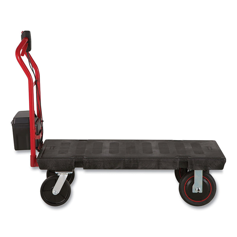 Rubbermaid Commercial Motorized Kit for 24" x 48" Platform Truck, Black/Red (2173663)