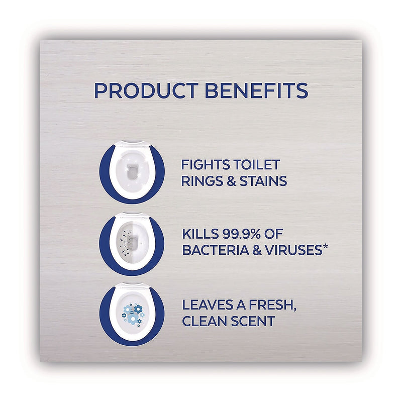 Lysol Disinfecting Toilet Bowl Cleaner, Atlantic Fresh Scent, 24 oz., 9/Carton (19200-98012)