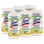 Lysol Disinfecting Wipes, Fresh Citrus Scent, 70 Wipes/Canister, 6/Carton (19200-49128)