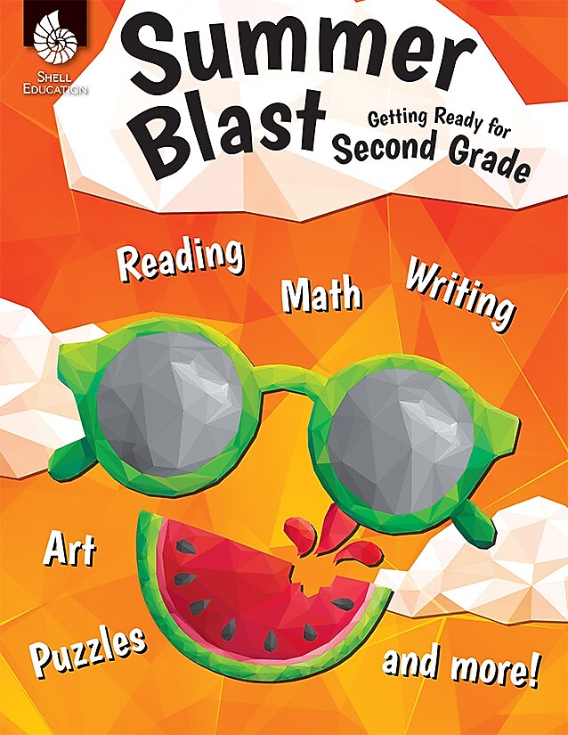 Shell Education Summer Blast: Getting Ready for Second Grade Book (51552)