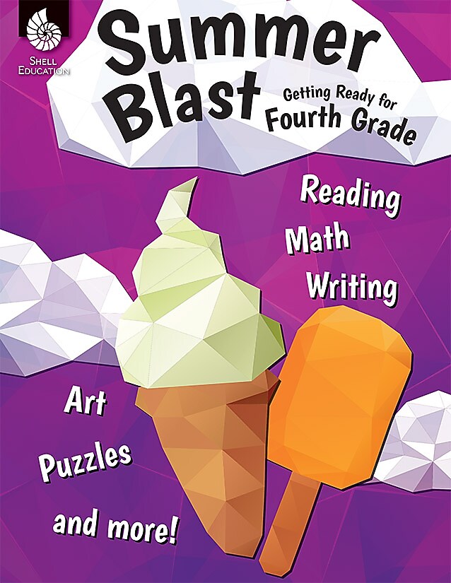Shell Education Summer Blast: Getting Ready for Fourth Grade Book (51554)