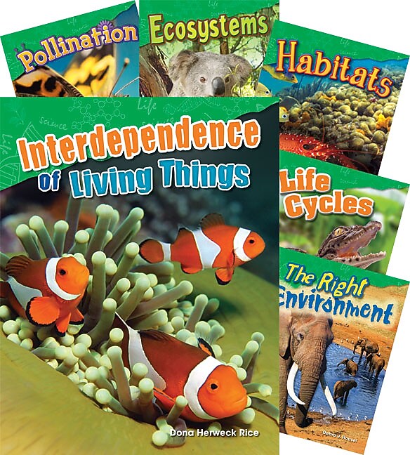 Teacher Created Materials Let's Explore Life Science Grades 2-3, 10-Book Set Book Set (23425)