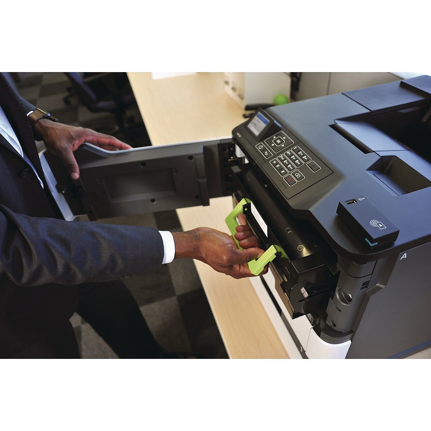 Lexmark 75M10M0 Magenta Standard Yield Toner Cartridge, Up to 2,000 Pages