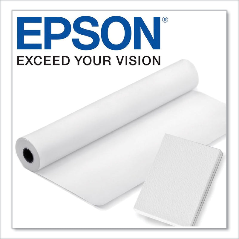 Epson Dye Sub Transfer Wide Format Bond Paper Roll, 24" x 500', Matte Finish (EPSS045519A)