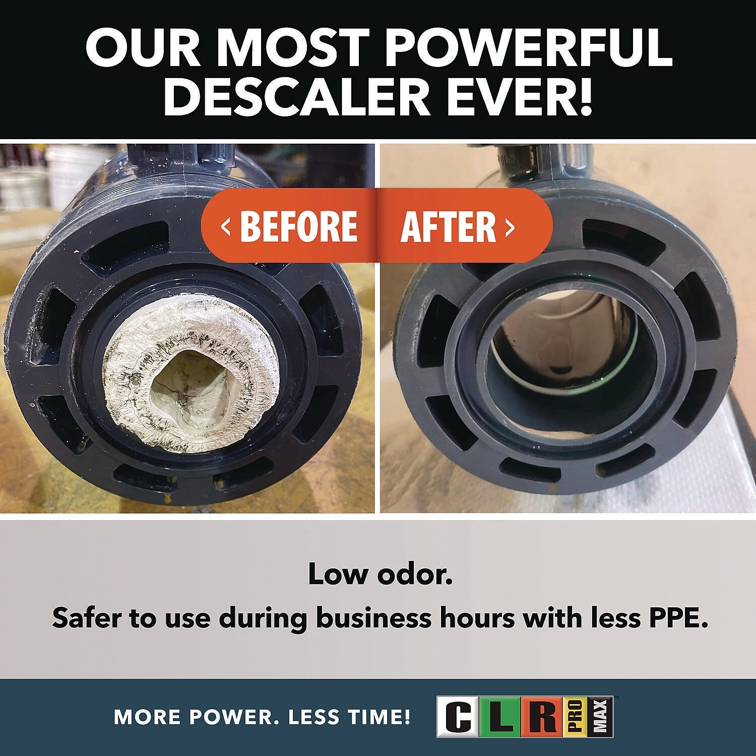 CLR PRO MAX Industrial Descaler, 1 Gal., 4/Carton (I-IDESC128-4PROM)