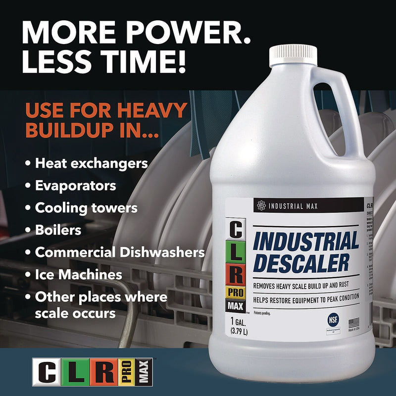 CLR PRO MAX Industrial Descaler, 1 Gal., 4/Carton (I-IDESC128-4PROM)