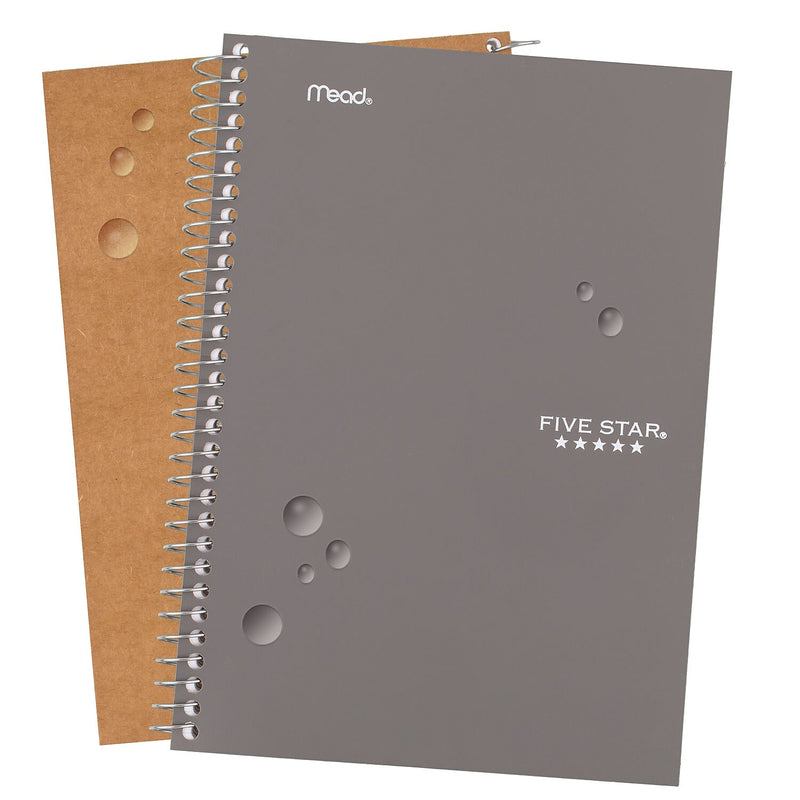 Five Star 5-Subject Subject Notebooks, 9.5" x 7.25", College Ruled, 150 Sheets (06184)