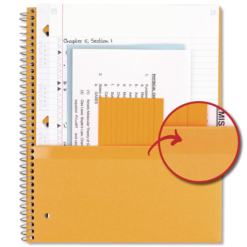 Five Star 1-Subject Notebooks, 11" x 9.13", College Ruled, 100 Sheets, Blue (820002)