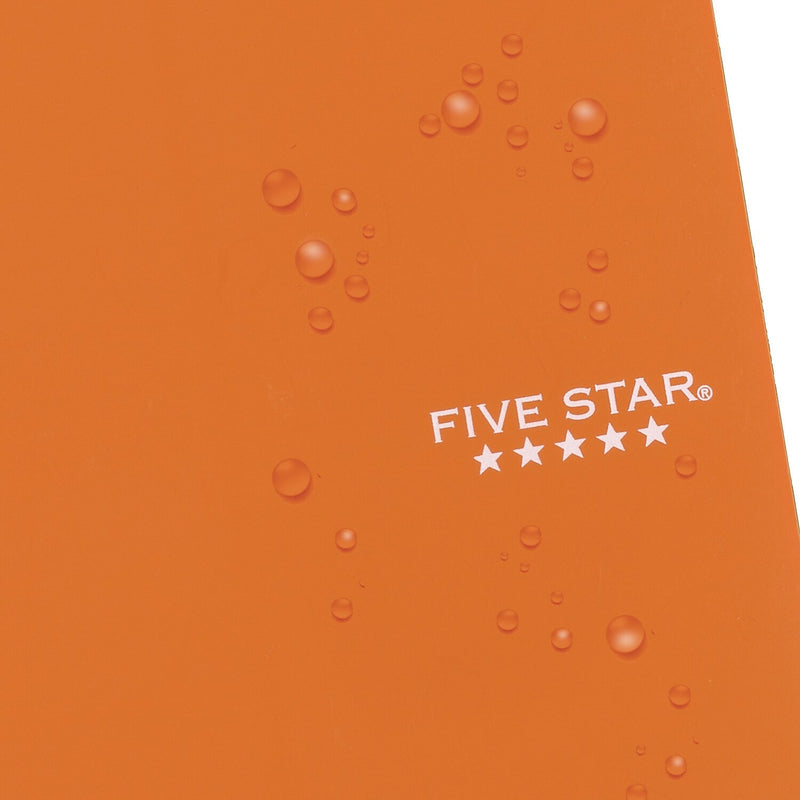 Five Star 5-Subject Subject Notebooks, 9.5" x 6.63", College Ruled, 150 Sheets, Assorted Colors, 6/Pack (73527)