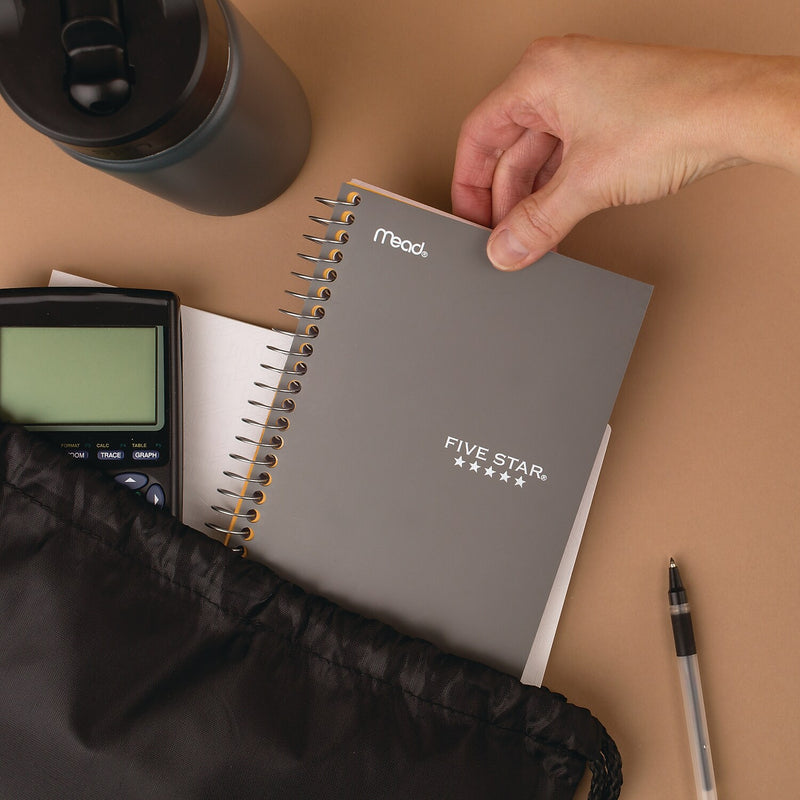 Five Star 1-Subject Notebooks, 7" x 5.5", College Ruled, 80 Sheets, Assorted Colors (450048)