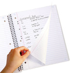 Five Star 3-Subject Notebooks, 10.5" x 8.63", Wide Ruled, 150 Sheets, Assorted Colors, 3/Pack (930081)