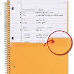 Five Star 3-Subject Notebooks, 10.5" x 8.63", Wide Ruled, 150 Sheets, Assorted Colors, 3/Pack (930081)