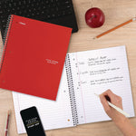 Five Star 3-Subject Notebooks, 10.5" x 8.63", Wide Ruled, 150 Sheets, Assorted Colors, 3/Pack (930081)