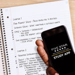 Five Star 5-Subject Subject Notebooks, 11" x 8.5", College Ruled, 200 Sheets, Assorted Colors, 2/Pack (MEA820190)