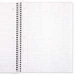 Mead 1-Subject Notebooks, 10.5" x 8", Wide Ruled, 70 Sheets, Assorted Colors, 4/Pack (72873)