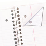 Mead 1-Subject Notebooks, 10.5" x 8", Wide Ruled, 70 Sheets, Assorted Colors, 4/Pack (72873)