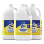 Lysol Disinfecting Cleaner, Lemon Scent, 128 oz., 4/Carton (19200-99985)