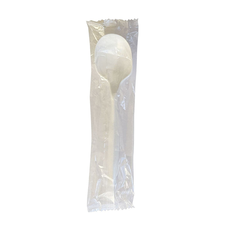 Boardwalk Polypropylene Tea Spoons, Medium-Weight, White, 1000/Carton (BWKSPOONPPMW)