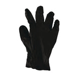 Boardwalk Powder Free Nitrile Industrial Gloves, Latex Free, Small, Black, 100 Gloves/Box (396SBXA)