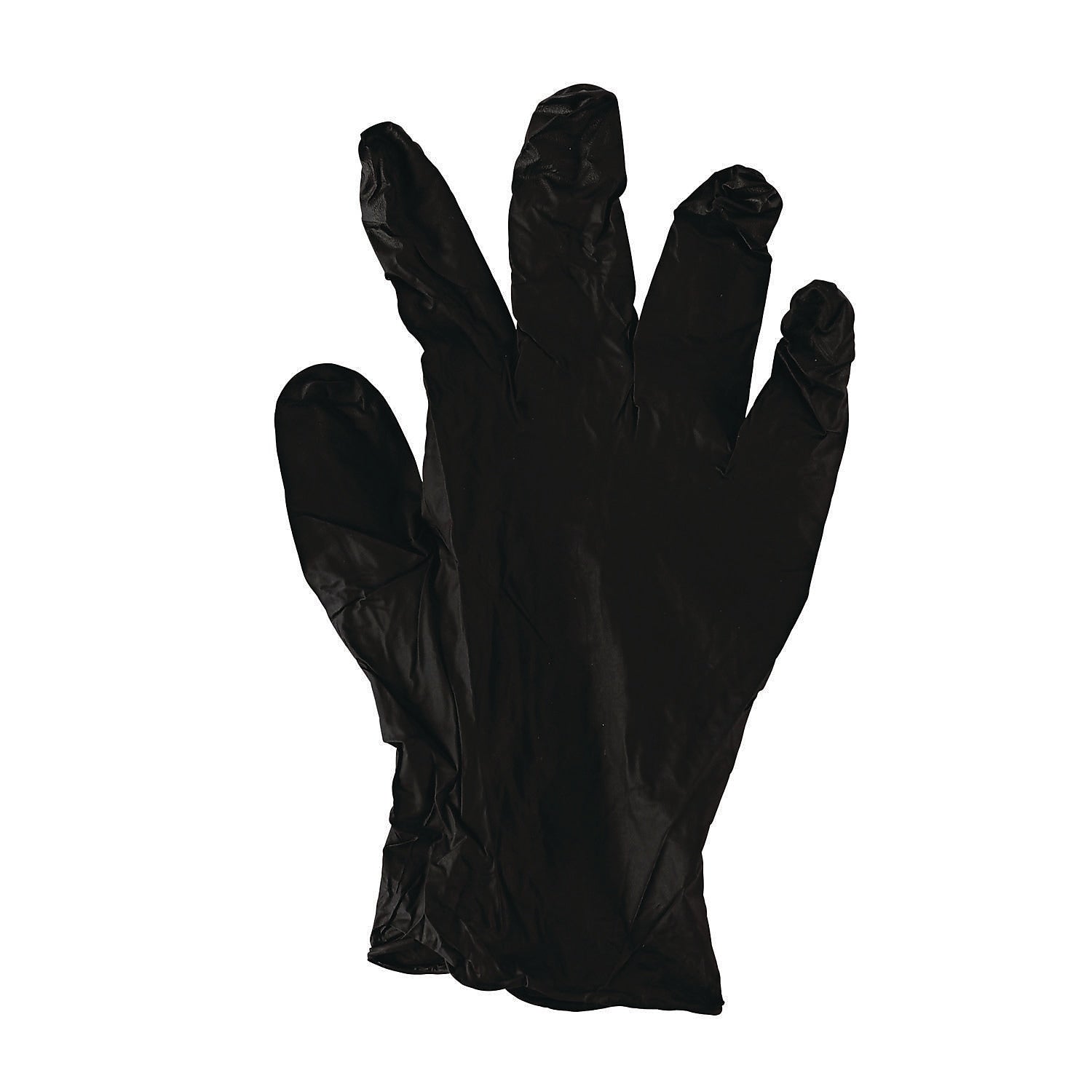 Boardwalk Powder Free Nitrile Industrial Gloves, Latex Free, Small, Black, 100 Gloves/Box (396SBXA)