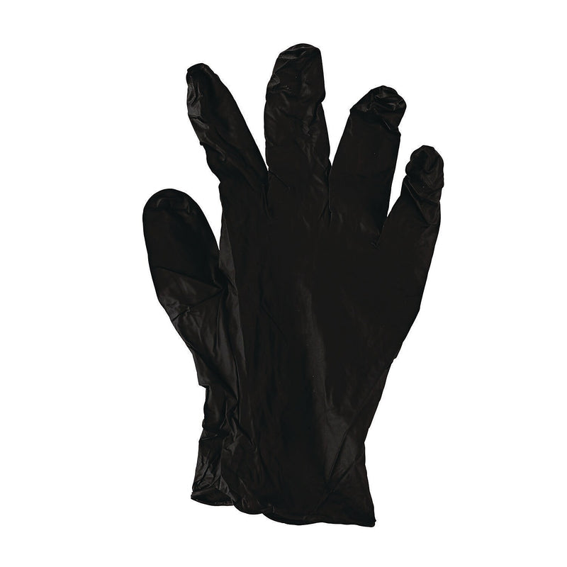 Boardwalk Powder Free Nitrile Industrial Gloves, Latex Free, Small, Black, 100 Gloves/Box, 10 Boxes/Carton (396SCTA)