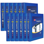 Avery Heavy Duty 1" 3-Ring View Binders, D-Ring, Navy Blue, 12/Carton (68055)