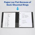 Avery Heavy Duty 1" 3-Ring View Binders, D-Ring, Navy Blue, 12/Carton (68055)