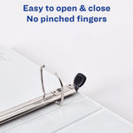 Avery Heavy Duty 1" 3-Ring View Binders, D-Ring, Black, 12/Carton (68054)