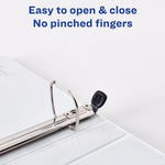Avery Heavy Duty 1" 3-Ring View Binders, D-Ring, Navy Blue, 12/Carton (79809)