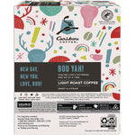 Caribou Coffee BOU YAH Coffee K-Cup, Light Roast, 22/Box (5000368779)