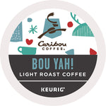 Caribou Coffee BOU YAH Coffee K-Cup, Light Roast, 22/Box (5000368779)
