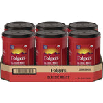 Folgers Classic Roast Coffee, Medium Roast, 40.3 oz., 6/Carton (2550030419)