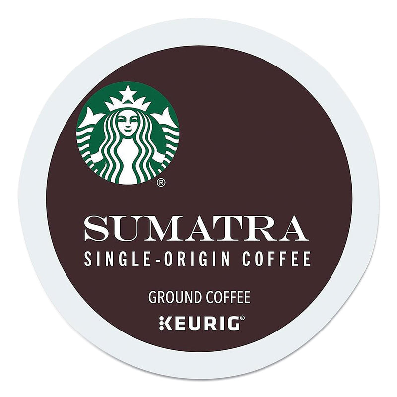 Starbucks Sumatra Coffee K-Cup, Dark Roast, 0.4 oz., 96/Box (12565254)