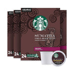 Starbucks Sumatra Coffee K-Cup, Dark Roast, 0.4 oz., 96/Box (12565254)