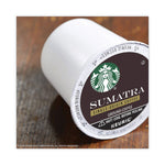 Starbucks Sumatra Coffee K-Cup, Dark Roast, 0.4 oz., 96/Box (12565254)