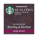 Starbucks Sumatra Coffee K-Cup, Dark Roast, 0.4 oz., 96/Box (12565254)