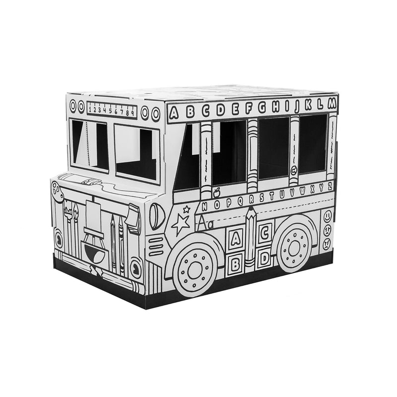Bankers Box At Play School Bus Playhouse Kit (100016912)