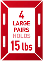 Command Large Hanging Strips, 15 lb., White, 12/Pack (17206-12ES)