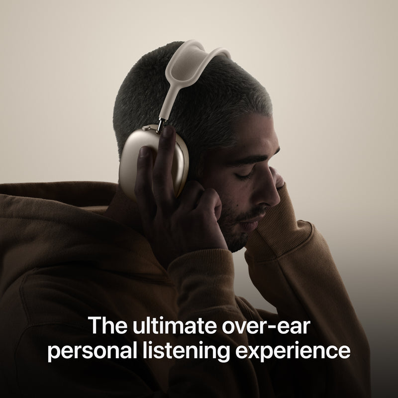Apple AirPods Max Wireless Active Noise Canceling Over-Ear Headset, USB-C, Bluetooth, Midnight (MWW43AM/A)