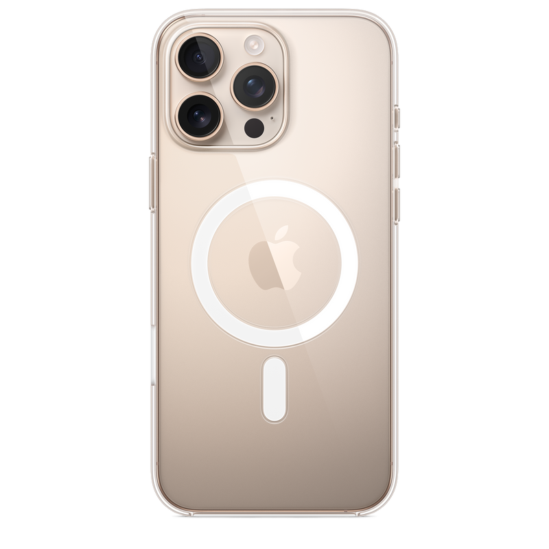 Apple MagSafe Phone Case for iPhone 16 Pro Max, Clear (MA7F4ZM/A)