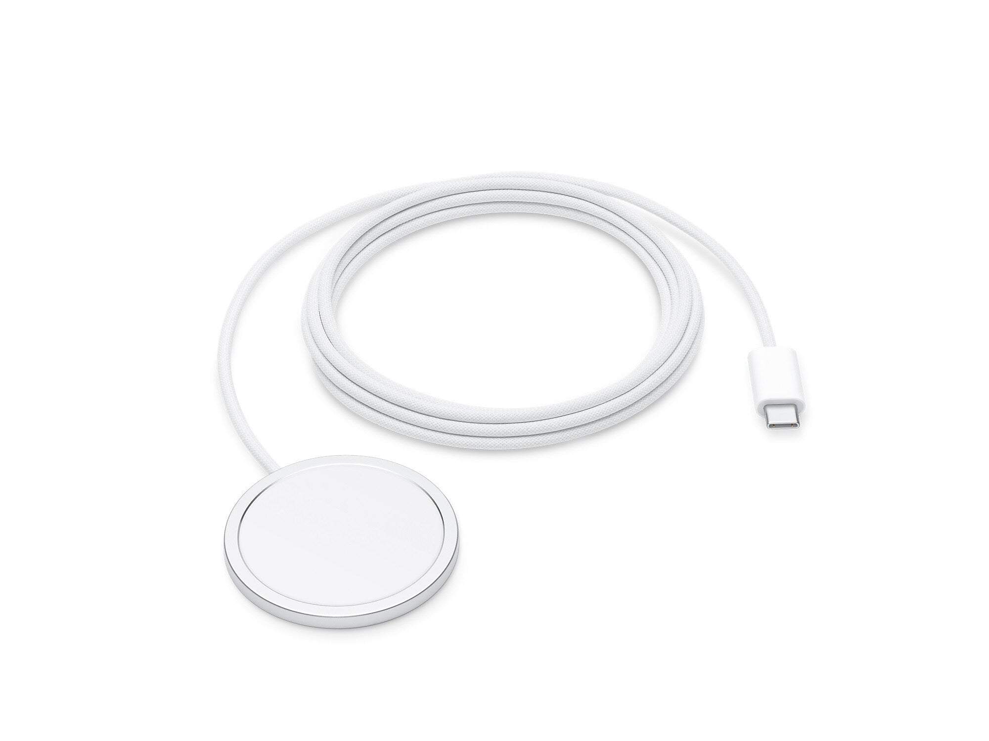 Apple Magnetic Wireless to USB-C Charging Cable, 6.6 ft., White (MX6Y3LL/A)