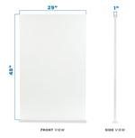 Mount-It! 48"W Desk Table Top For Standing Desks, White  (MI-7935)