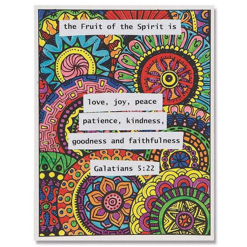 S&S Mandala Quote Collages Craft Kit, 24/Pack (GP3314)